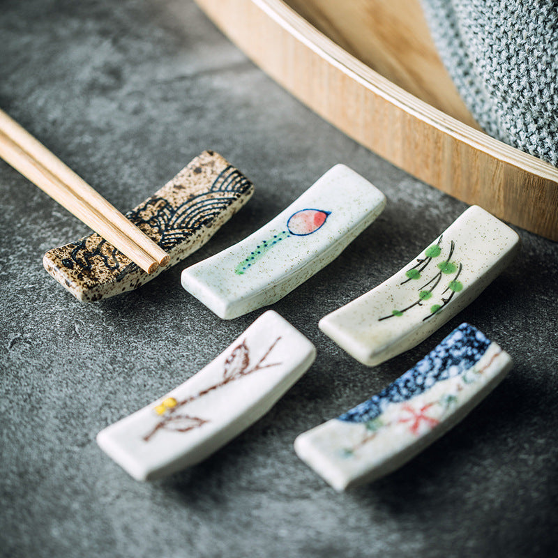 Creative Ceramic Chopsticks Rest Support Restaurant Ding Room